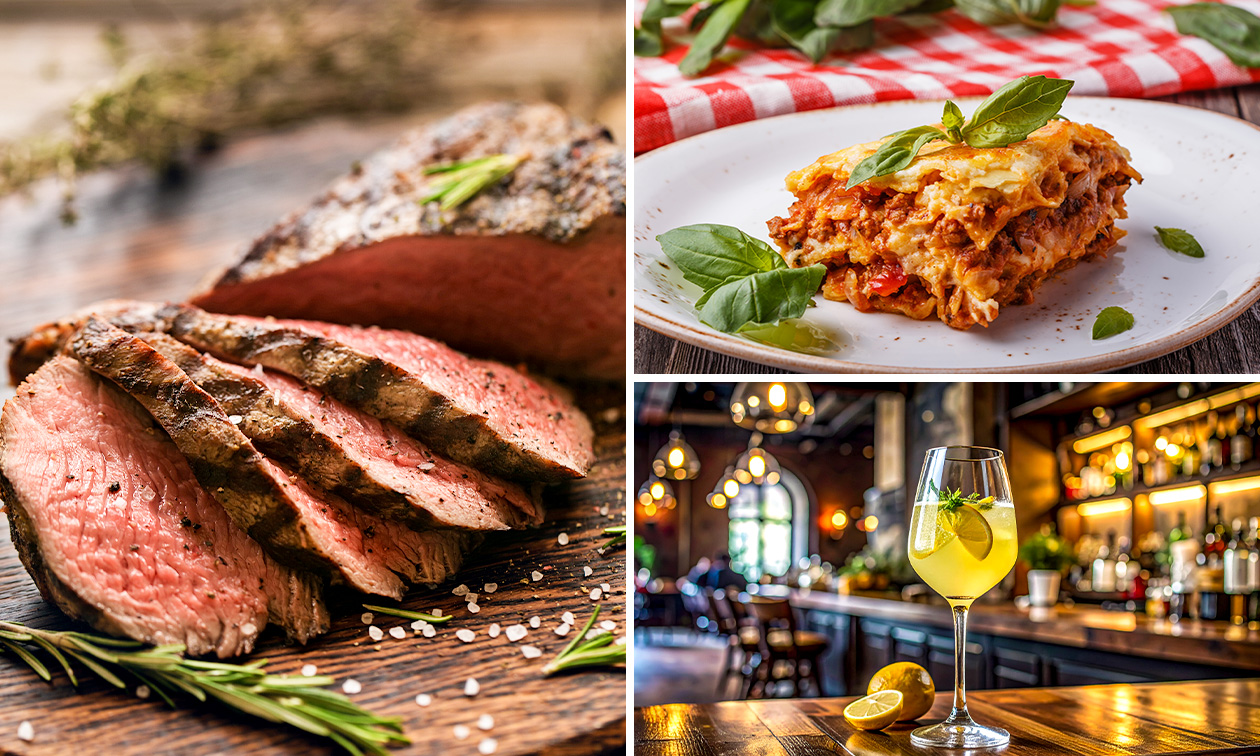 2-gangendiner of -lunch à la carte