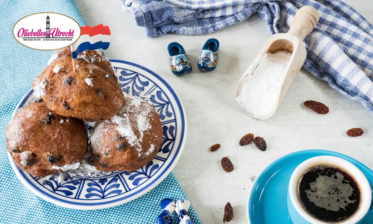Olie- of krentenbollen (6, 12 of 18 stuks) bij Leidsche Rijn Centrum