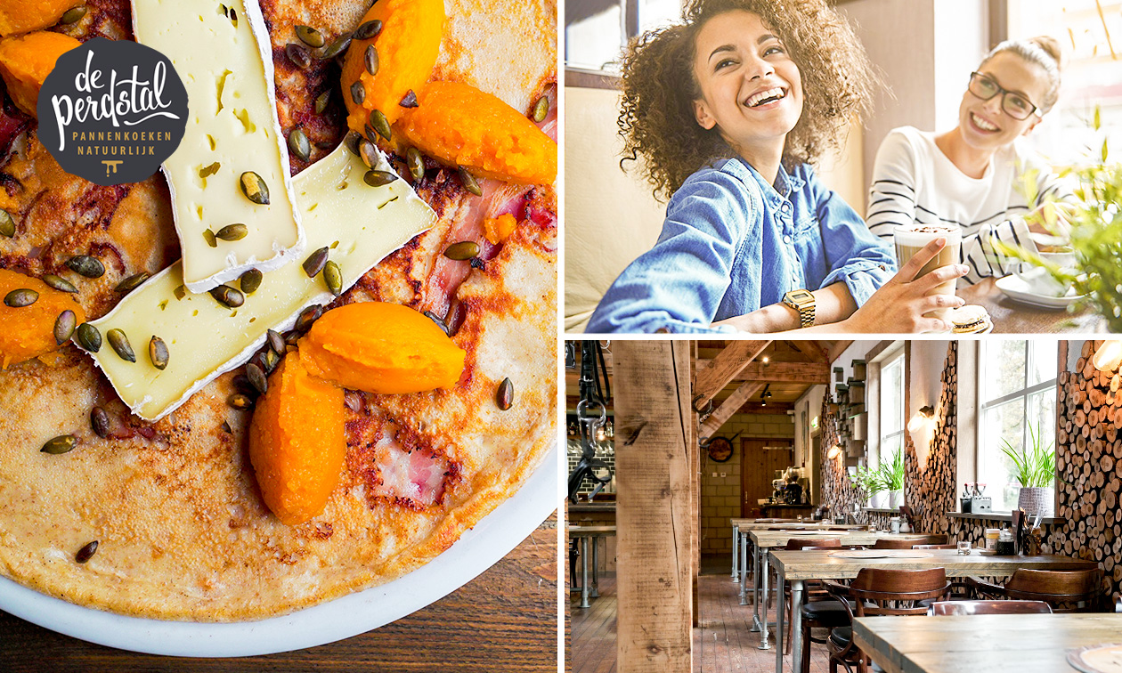 2-gangen keuzediner bij Pannenkoekenhuis de Perdstal