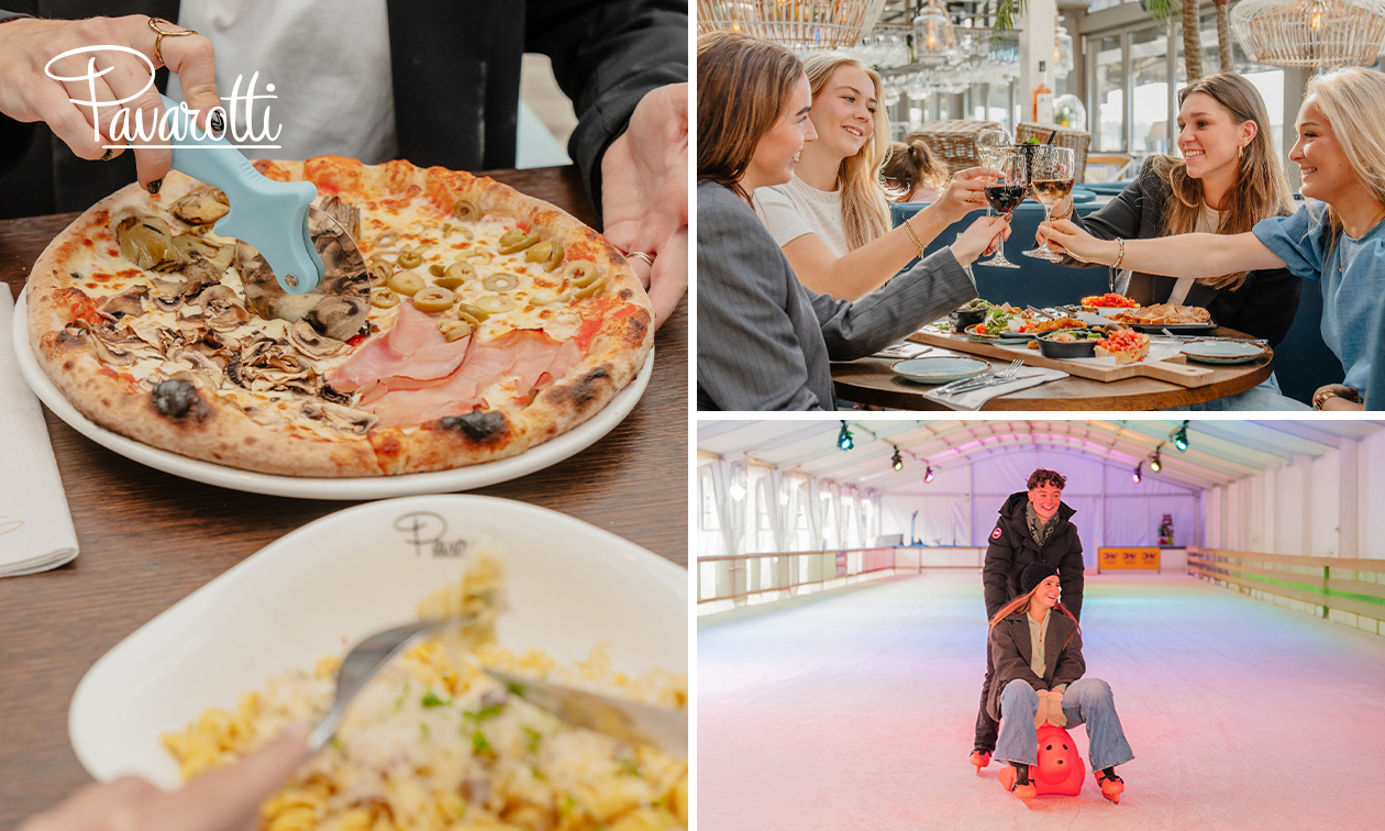 2- of 3-gangen keuzediner bij Pavarotti Leidschendam