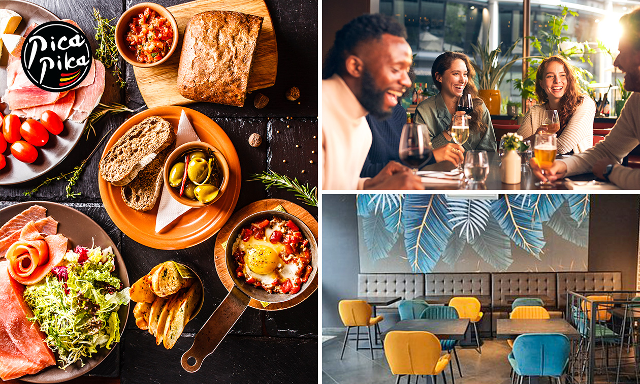 2- of 3-gangen (shared dining) tapasdiner naar keuze