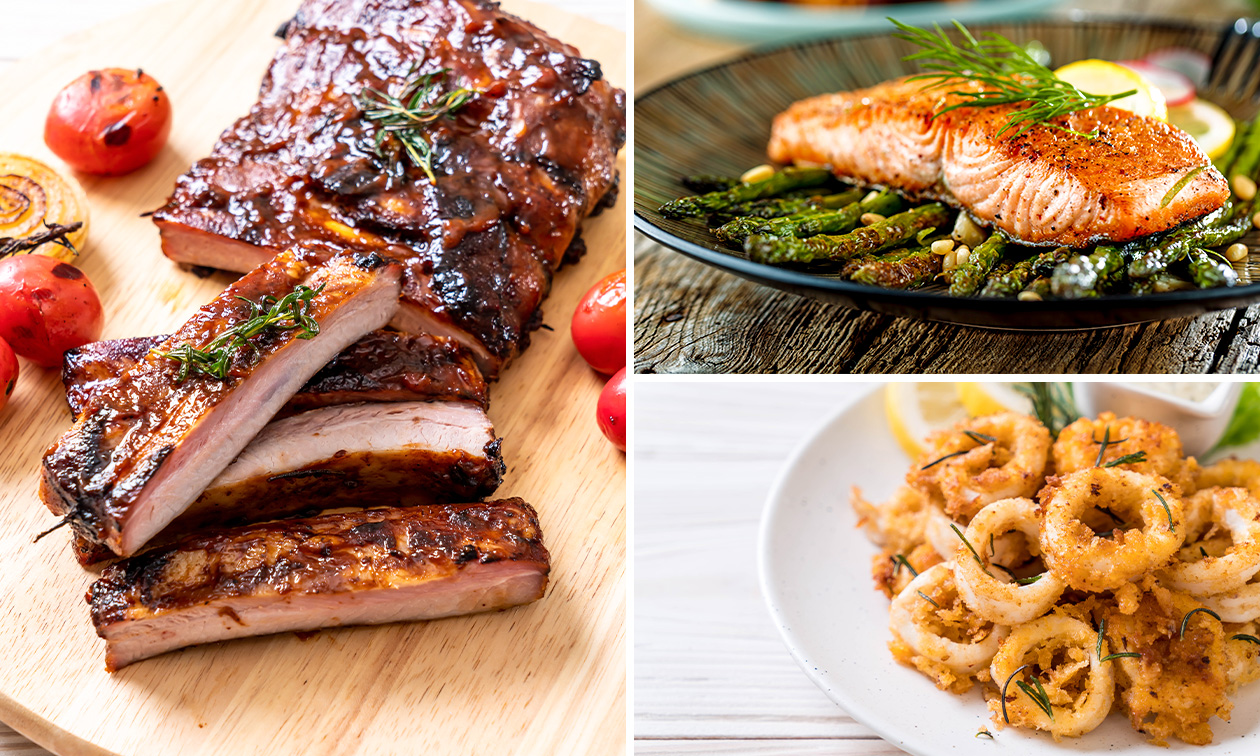 2-gangen keuzediner of -lunch