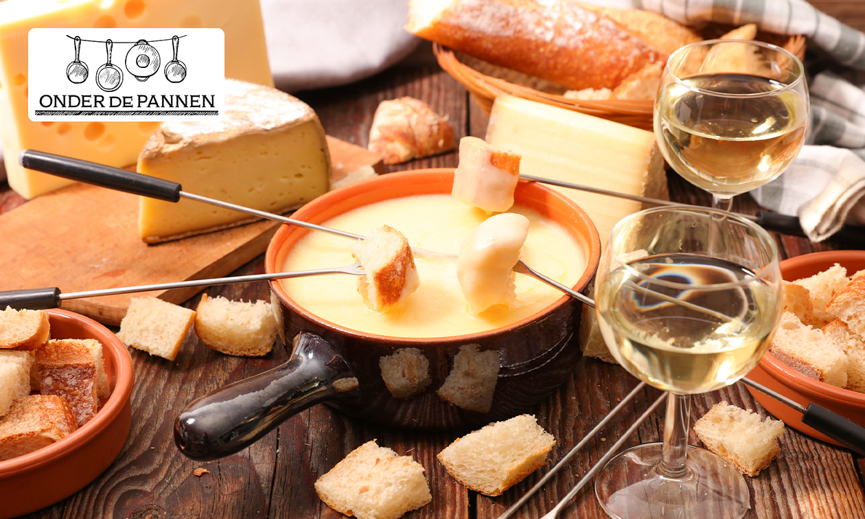 Kaasfondue bij Restaurant Onder de Pannen