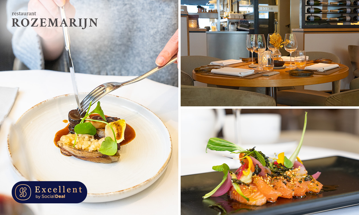 Luxe lunch-experience of luxe 4- of 5-gangendiner