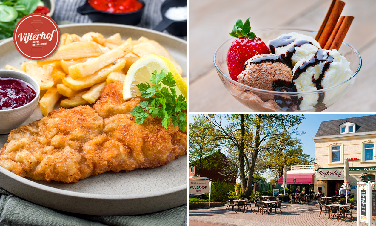 3-gangen keuzediner of -lunch bij Restaurant Vijlerhof