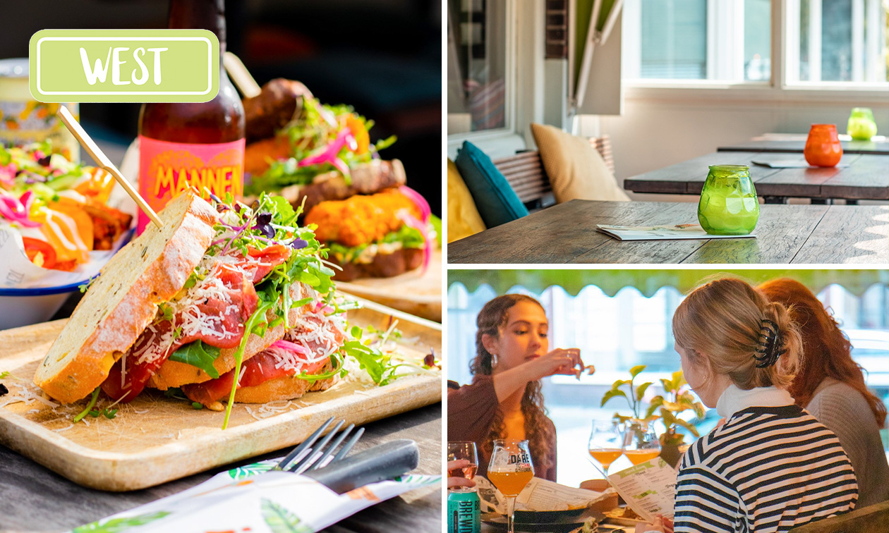 Lunchgerecht en seizoenssoep bij Restaurant West Utrecht