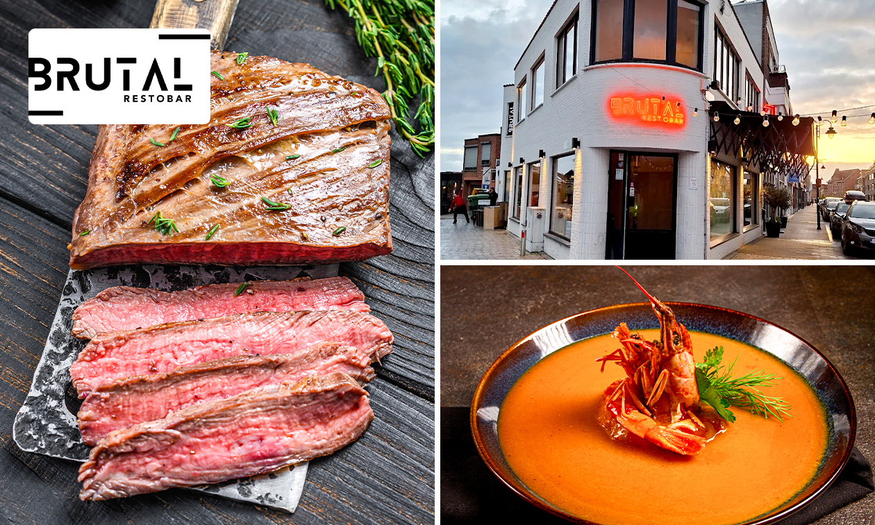 3- of 4-gangen keuzelunch of -diner + aperitief