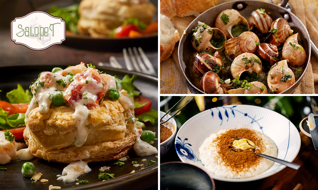 3-gangen keuzelunch of -diner bij Salopet in hartje Mechelen