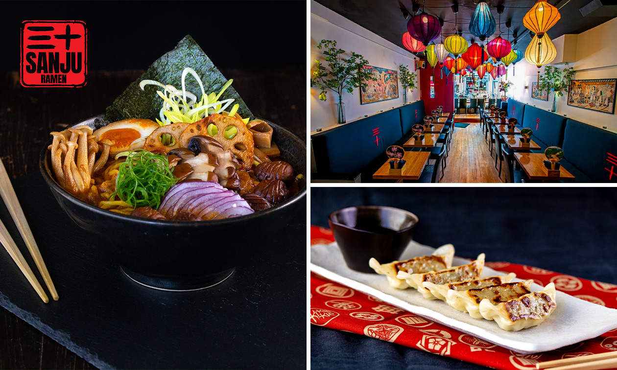 2-gangen keuzediner of -lunch bij Sanju Ramen