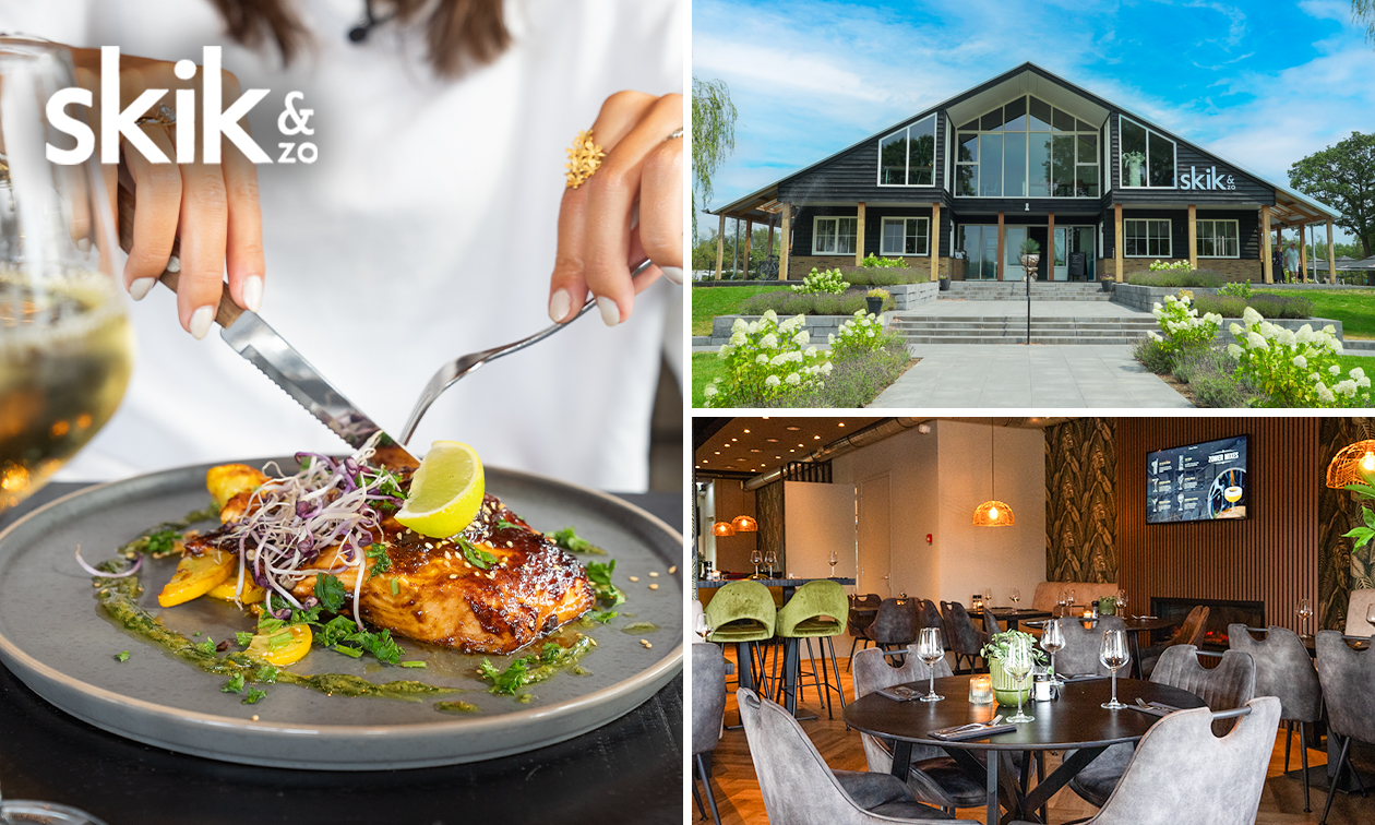 3-gangendiner à la carte bij Skik & zo