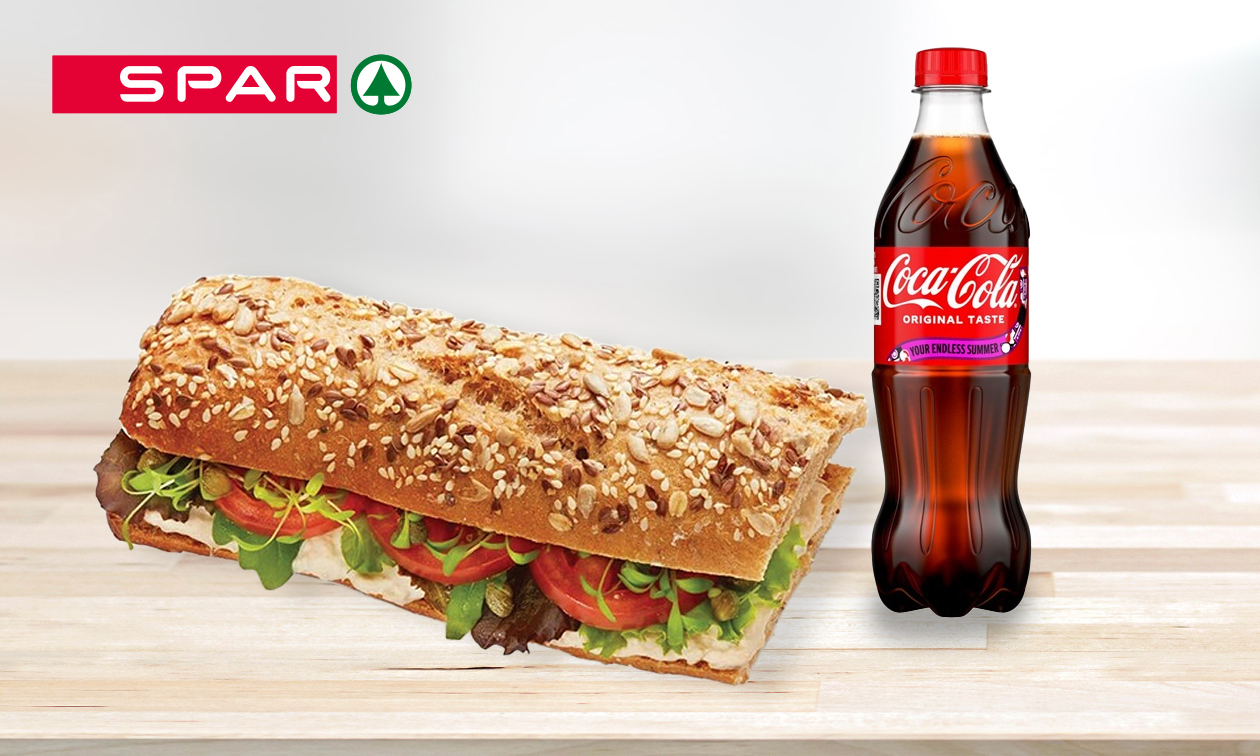 Broodje + frisdrank naar keuze voor afhaal