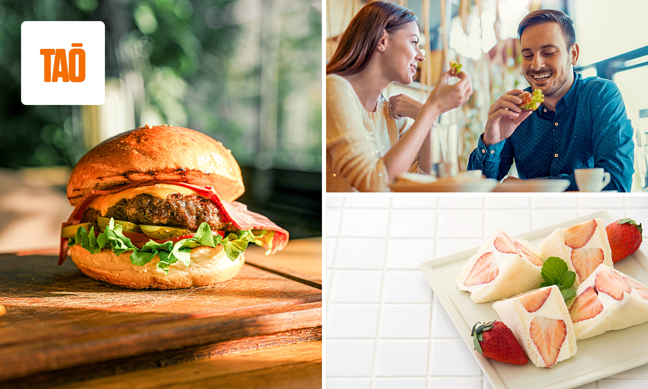 Menu sando ou burger + accompagnement + boisson + évtl. dessert à Lille