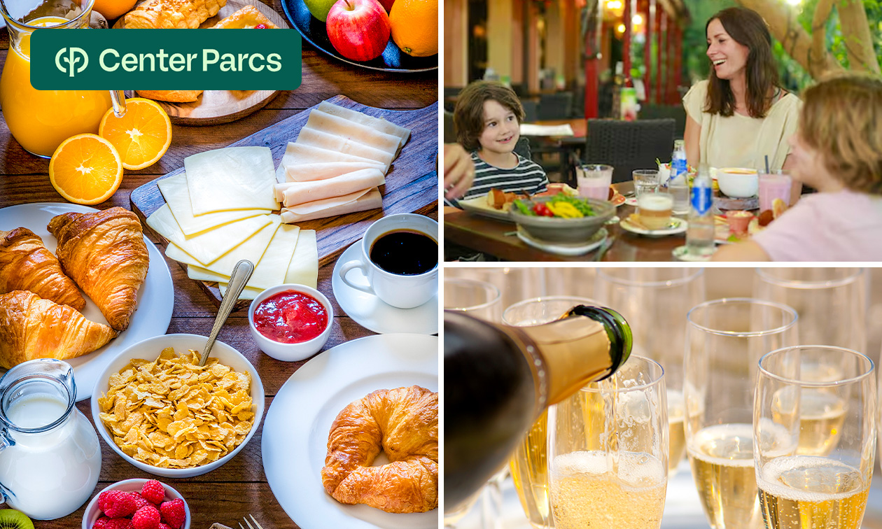 Uitgebreid ontbijtbuffet + glas cava