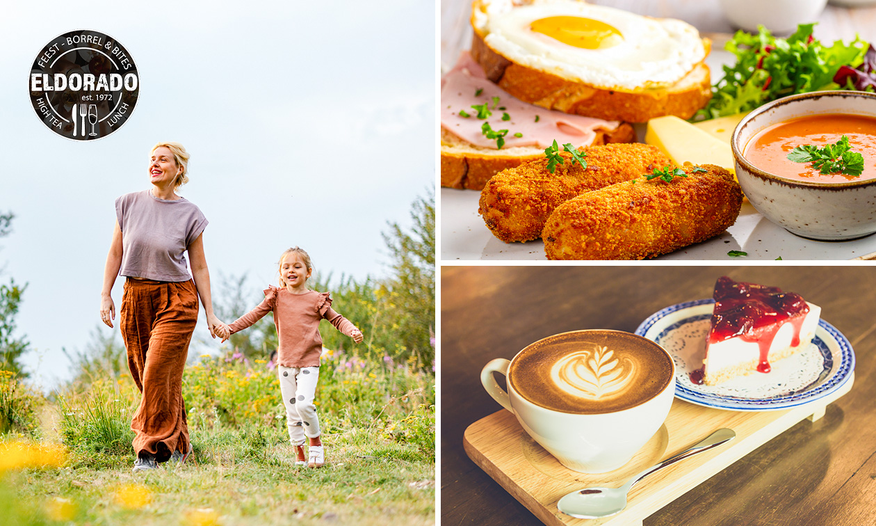 Wandelarrangement incl. warme drank + gebak + 12-uurtje bij Theeschenkerij Eldorado